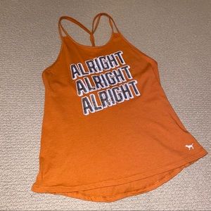 VS Pink University of Texas Bling Strappy Tank